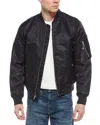 Rag & Bone Archetype Recycled Manston Bomber Jacket In Black