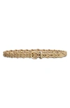 Rag & Bone Aria Chain Belt In Tan