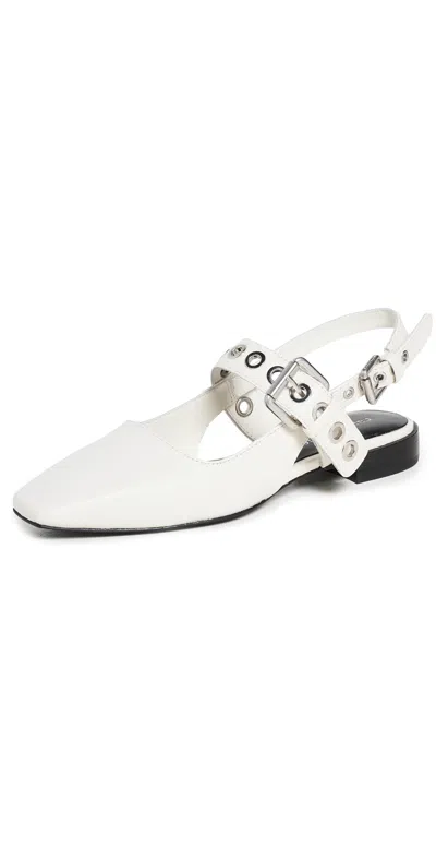 RAG & BONE ASTRA SLINGBACK FLATS ANTQWHT