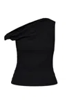 Rag & Bone Asymmetrical Top In Black