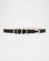Rag & Bone Baby Spire Hip Belt In Drkespso