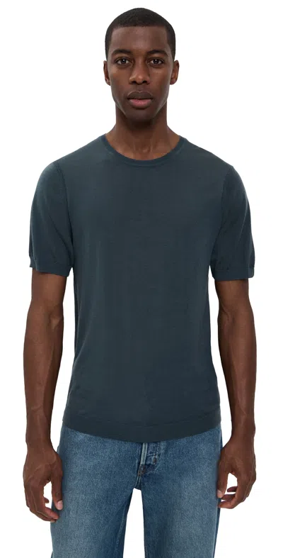 Rag & Bone Aulton Knit Tee Grey