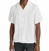 Rag & Bone Avery Gauze Shirt In White In White