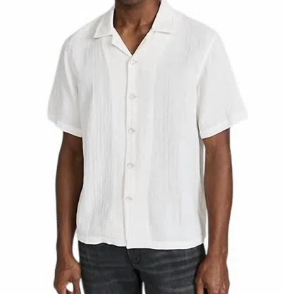 Rag & Bone Avery Gauze Shirt In White