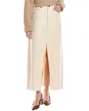 Rag & Bone Avery Midi Skirt In Beige