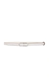 Rag & Bone Baby Rounded Rebound Belt In Antqwht
