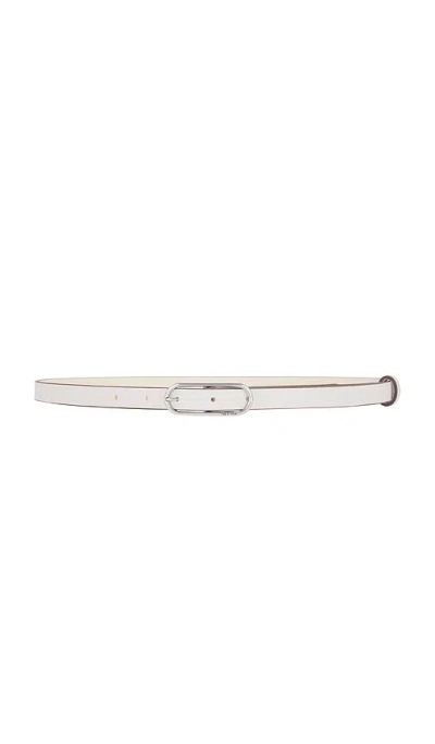 Rag & Bone Baby Rounded Rebound Belt In Antqwht