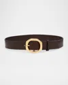 Rag & Bone Baby Spire Hip Belt In Blkbktw