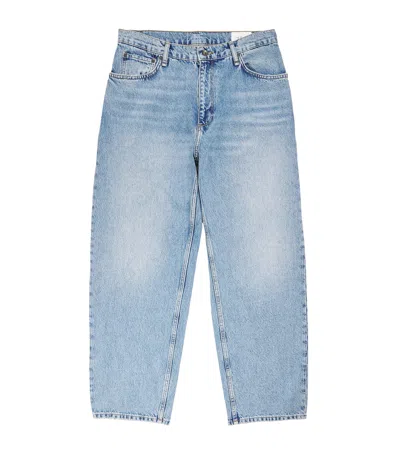 Rag & Bone Baggy Light-wash Jeans In Blue