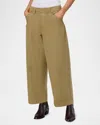 Rag & Bone Banks Cotton Pants In Grn