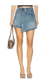 Rag & Bone Womens Amity Belina Raw-hem Denim Skort