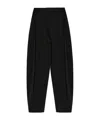 Rag & Bone Pleat-detailing Tapered-leg Trousers In Black