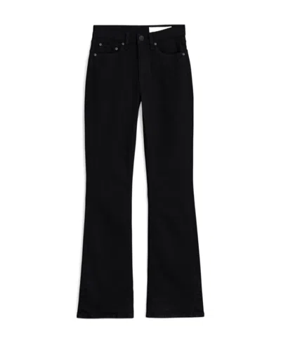 Rag & Bone Belt-loop Jeans In Black