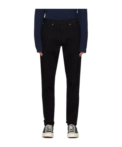 Rag & Bone Belt-loop Jeans In Black