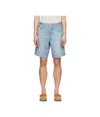 Rag & Bone Miramar Terry Walking Shorts In Blue