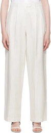 Rag & Bone White Newman Trousers