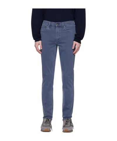 Rag & Bone Belt Ring Denim Trousers In Blue