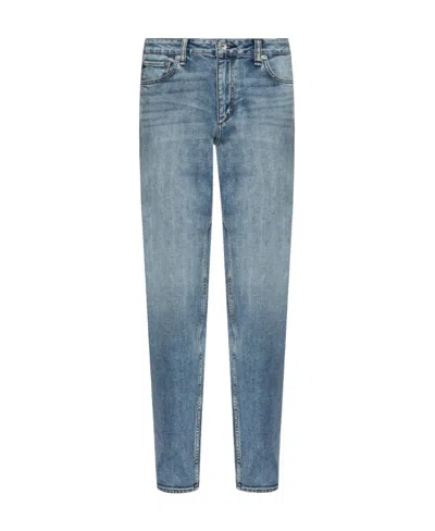 Rag & Bone Belt Ring Denim Trousers In Blue