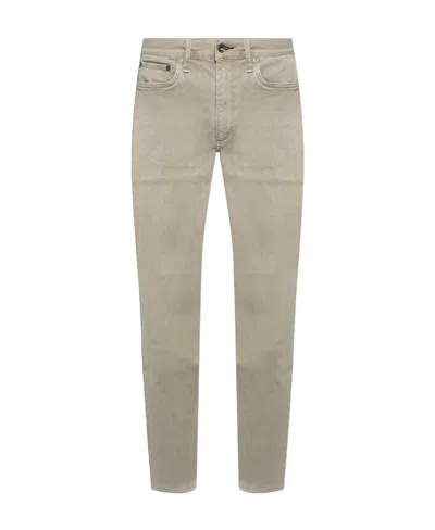 Rag & Bone Belt Ring Denim Trousers In Nude