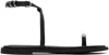 Rag & Bone Geo Leather Toe-ring Flat Sandals In Black Leather