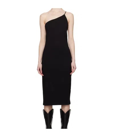 Rag & Bone Black Irina Midi Dress