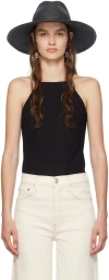 Rag & Bone Black Irina Tank Top In Black
