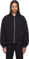 Rag & Bone Zippered Casual Jacket In Blk