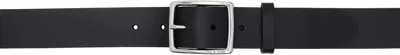 Rag & Bone Black Rugged Belt In Blk