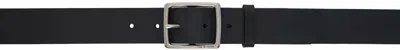 Rag & Bone Black Rugged Belt In Blk