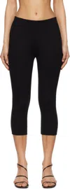 Rag & Bone Simone Ponte Pull-on Capri Pants In Blk