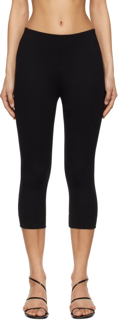 RAG & BONE BLACK SIMONE PONTE CAPRI TROUSERS