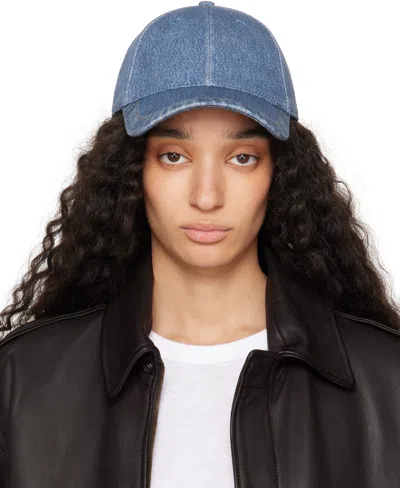 Rag & Bone Blue Miramar Baseball Cap In Cosmo