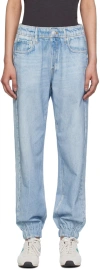 RAG & BONE BLUE MIRAMAR JOGGER JEANS