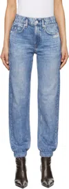 Rag & Bone Blue Miramar Terry Jogger Sweatpants In Blue