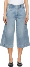 Rag & Bone Blue Tailored Jamie Denim Shorts In Pacific