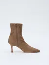 Rag & Bone Brea Suede Stiletto Ankle Booties In Brown