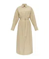 Rag & Bone Briar Striped Maxi Dress In Nude