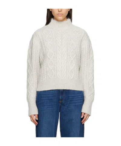 Rag & Bone Brody Turtleneck In White