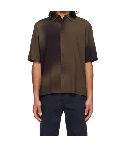 Rag & Bone Brown Dalton Printed Shirt In Brown Grad