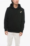 Rag & Bone Brushed Cotton Rbny Apple Hoodie In Black