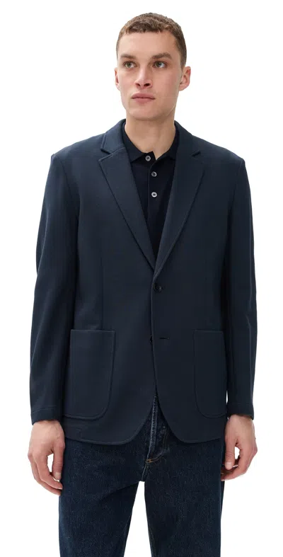 Rag & Bone Butler Patch Pocket Blazer Navy