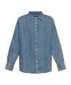 Rag & Bone Button-up Denim Shirt In Blue