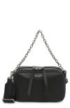 Rag & Bone Black Cami Chain Camera Bag In Black/silver