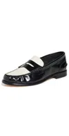 Rag & Bone Carter Loafers Blackwht In Blackwht