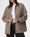Rag & Bone Cassidy Italian Houndstooth Jacket In Tan Multi