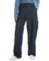 Rag & Bone Cassidy Rinse Tailored Cargo Jean In Black