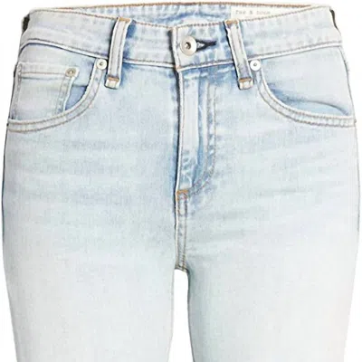 Rag & Bone Cate Mid-rise Ankle Skinny Jeans In Blue