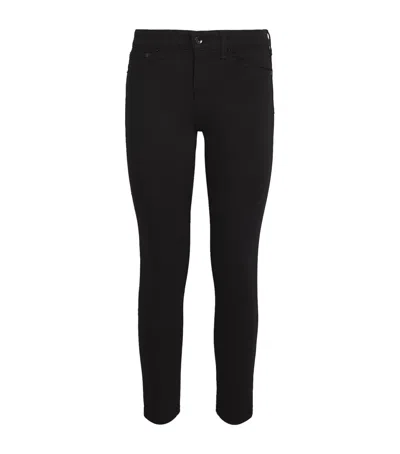Rag & Bone Cate Mid-rise Skinny Jeans In Black