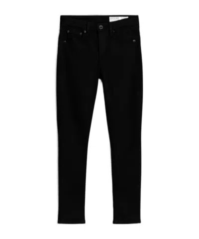 Rag & Bone Cate Mid-waist Jeans In Black