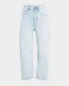 Rag & Bone Miramar Sofie Wide-leg Mid-rise Cotton-jersey Trousers In Millie